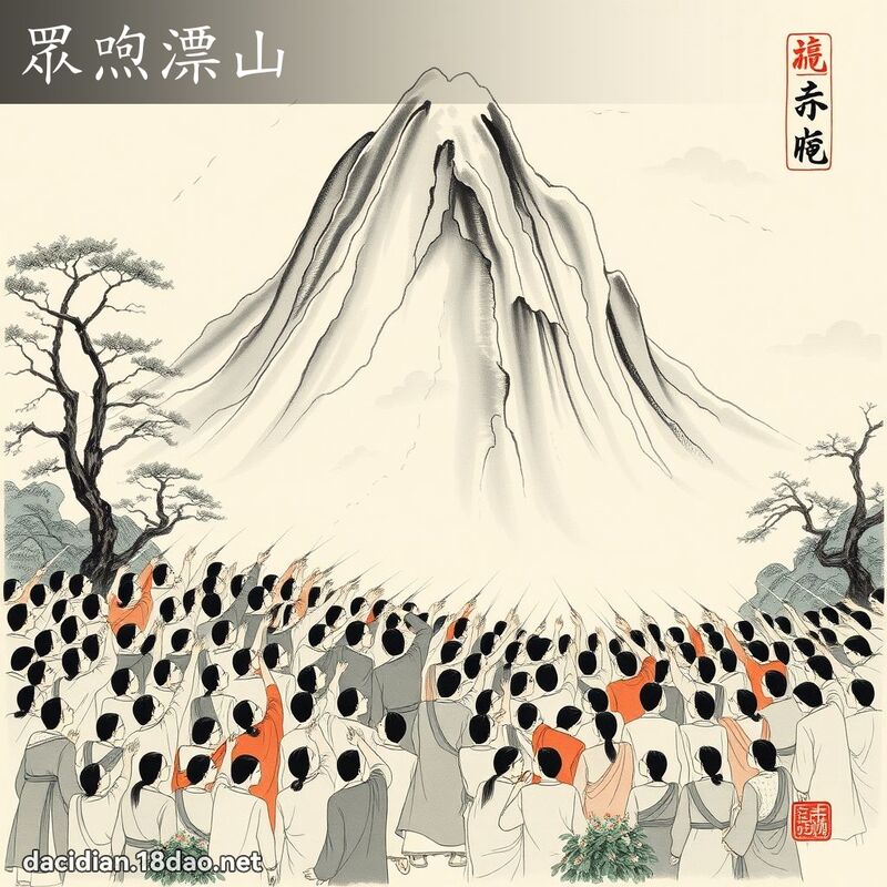 眾喣漂山 配图