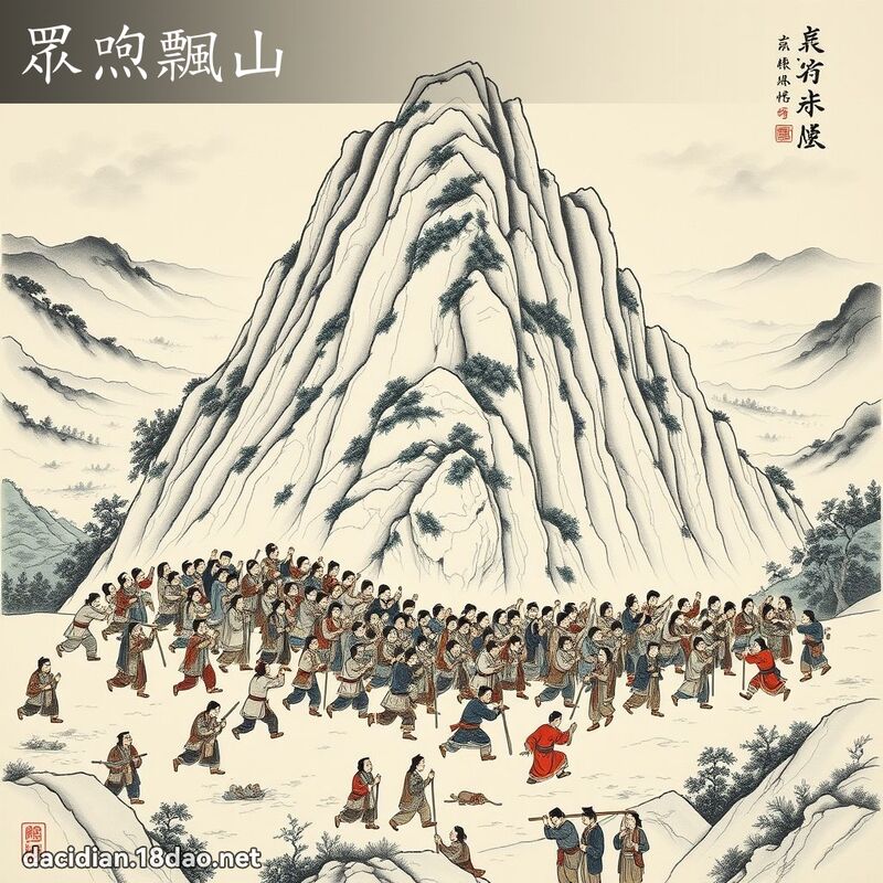 眾喣飘山 配图