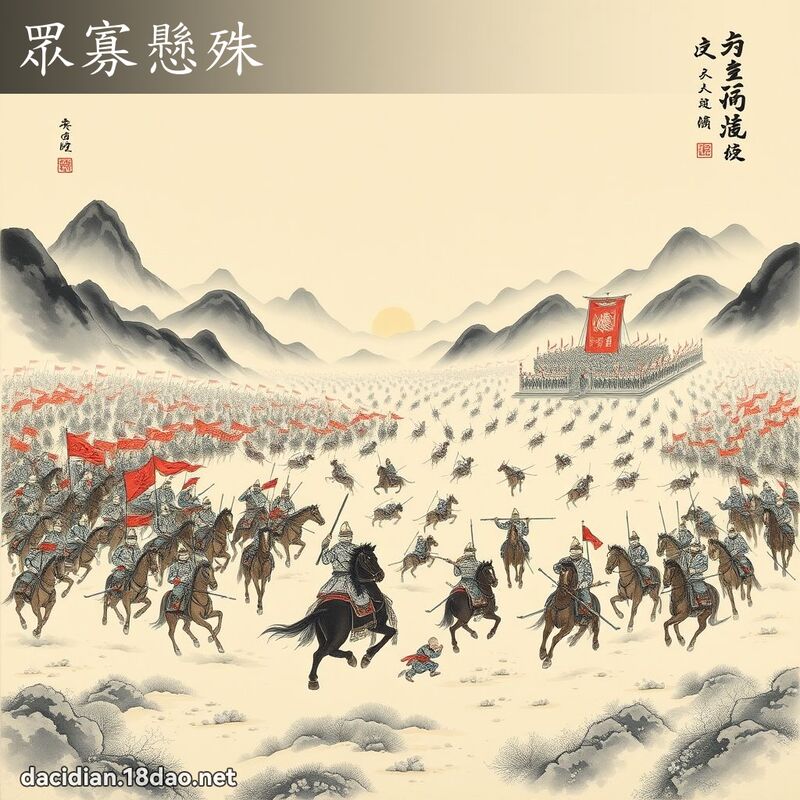 眾寡悬殊 配图