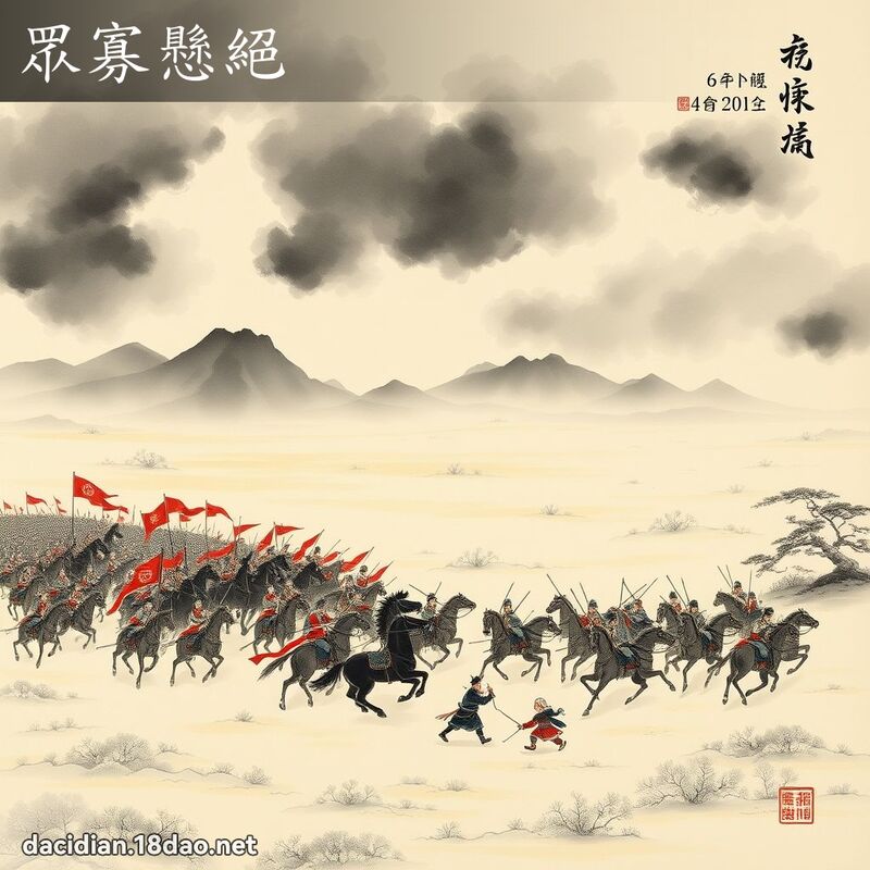 眾寡悬绝 配图