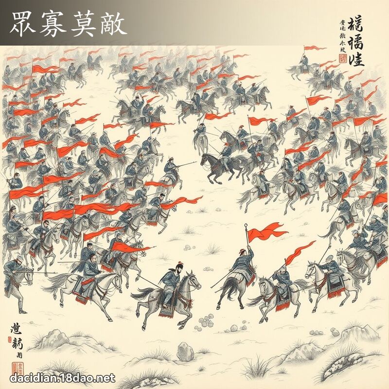 眾寡莫敌 配图
