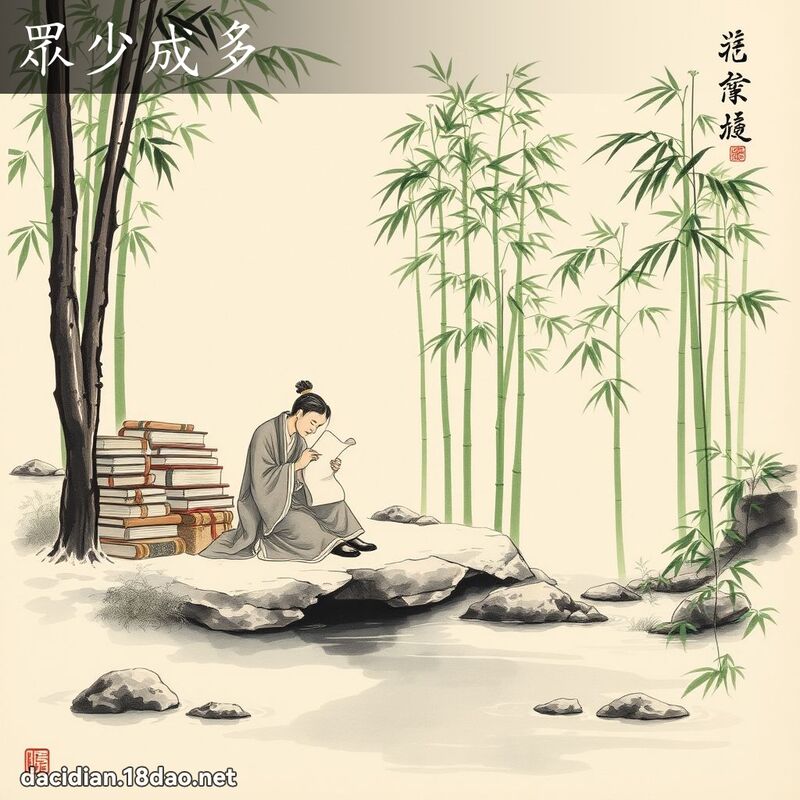 眾少成多 配图