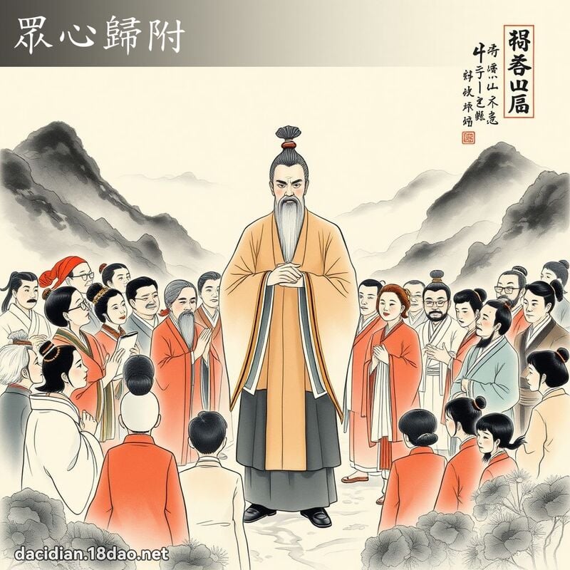 眾心归附 配图