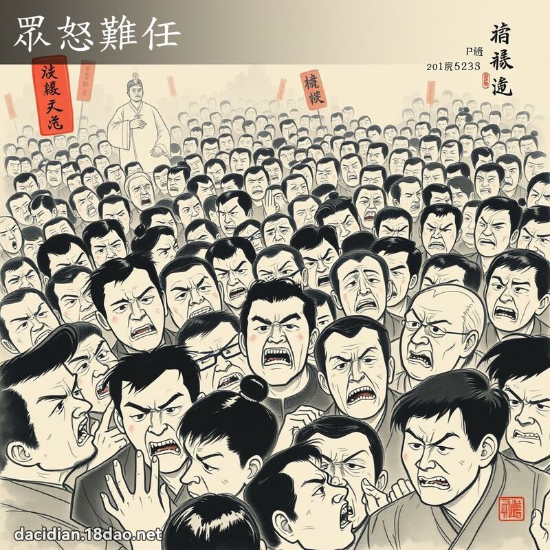 眾怒难任 配图