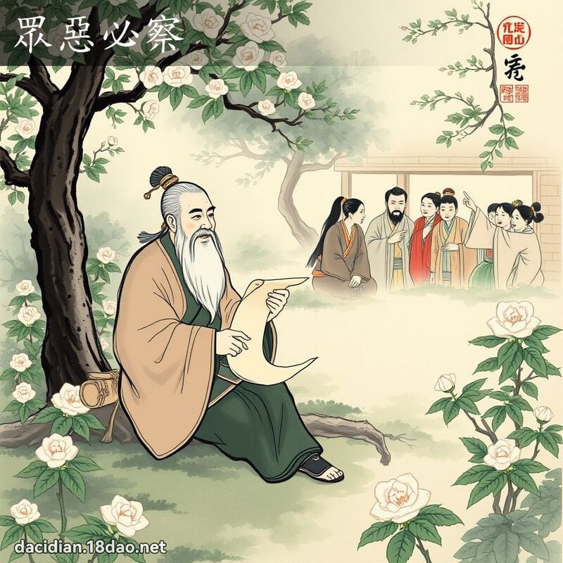 眾恶必察 配图