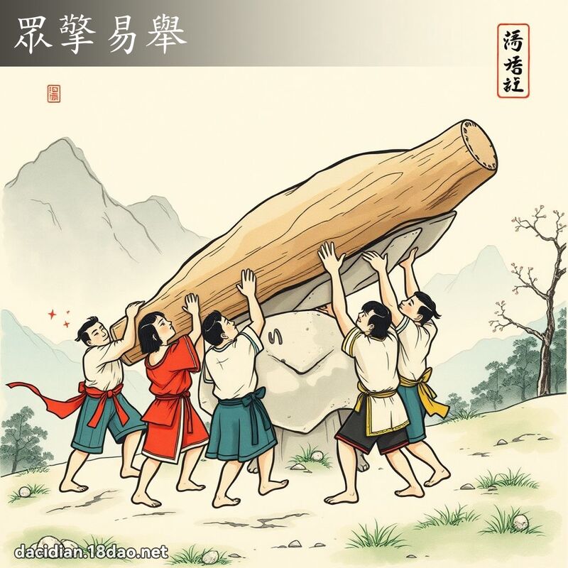 眾擎易举 配图