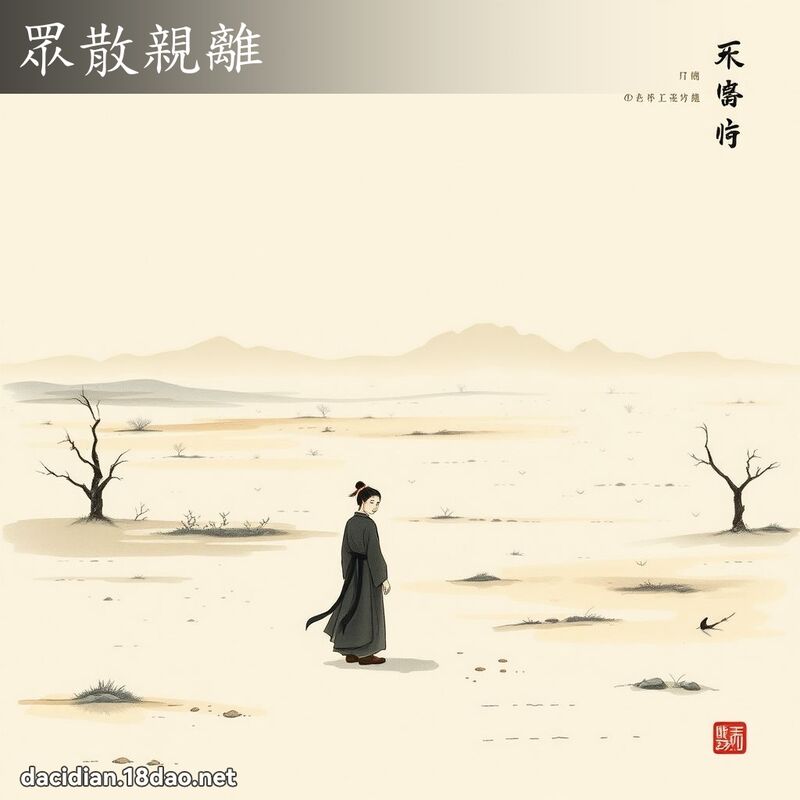 眾散亲离 配图