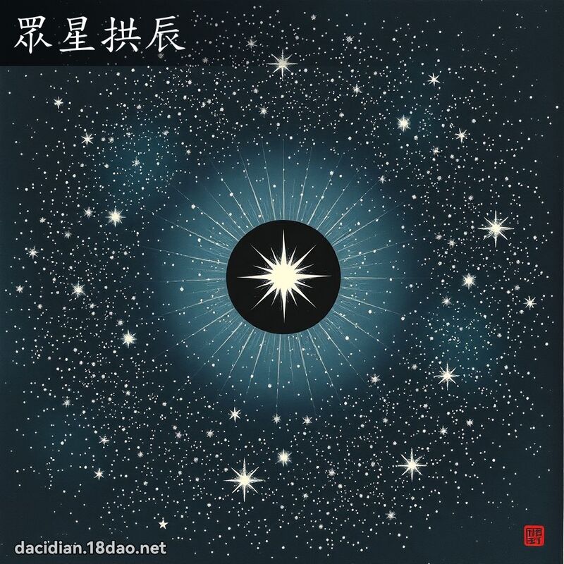 眾星拱辰 配图