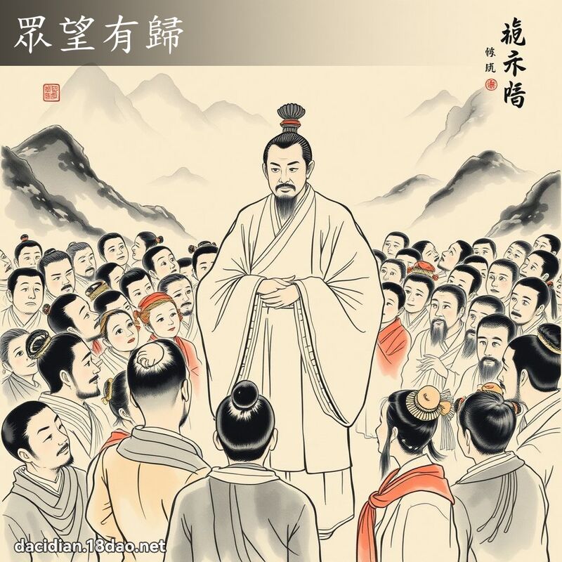 眾望有归 配图