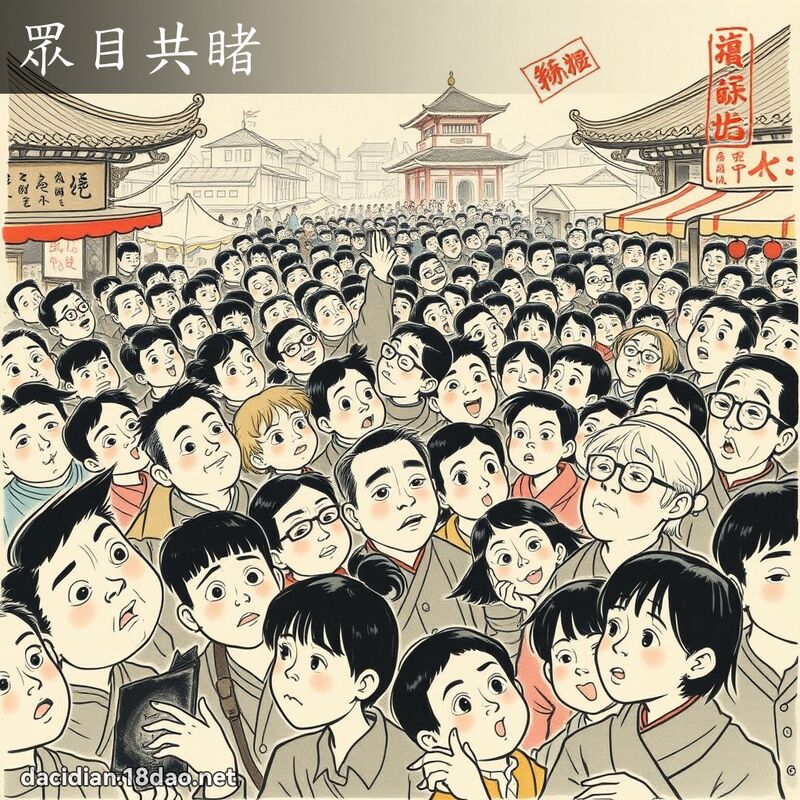 眾目共睹 配图