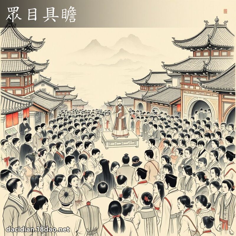 眾目具瞻 配图