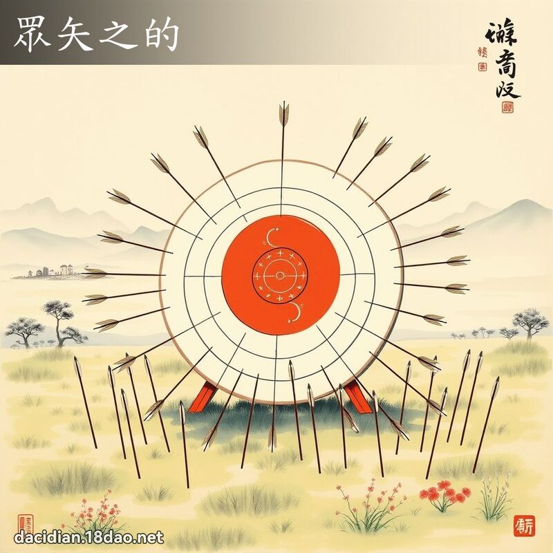 眾矢之的 配图