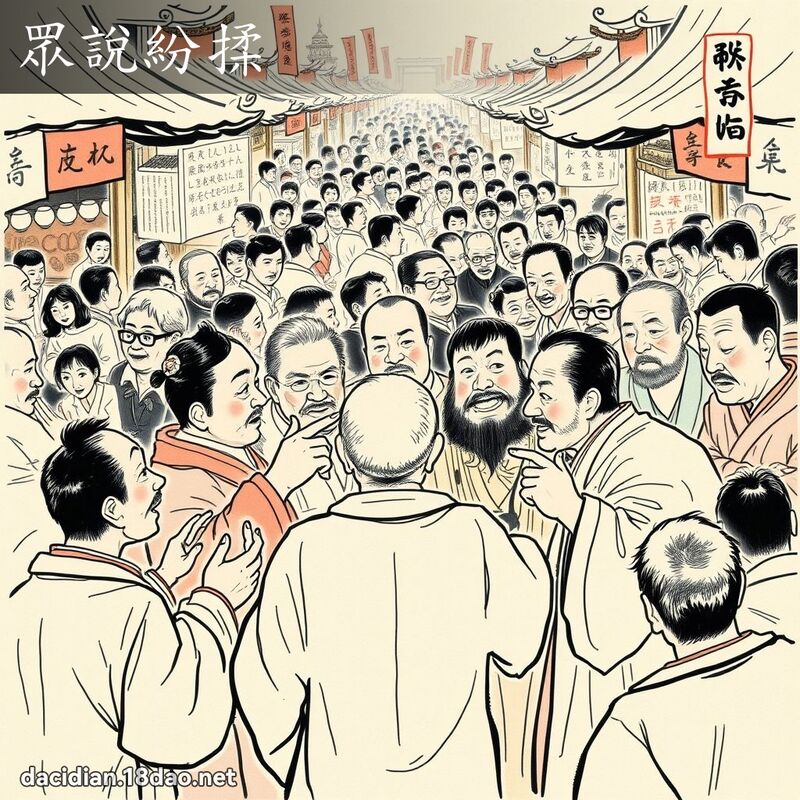 眾说纷揉 配图