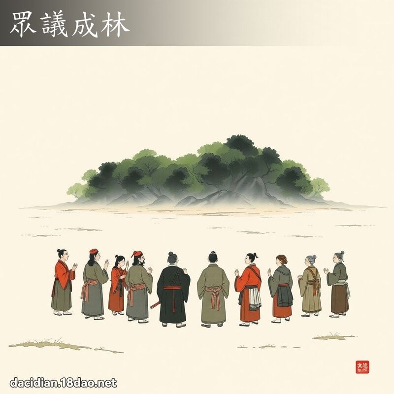 眾议成林 配图