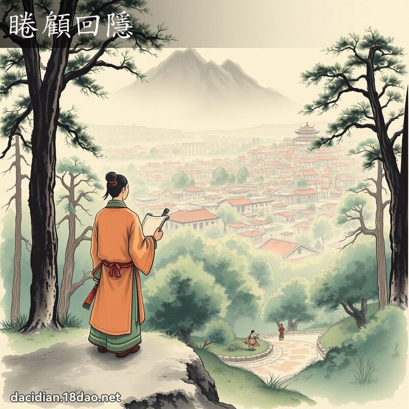睠顾回隱 配图