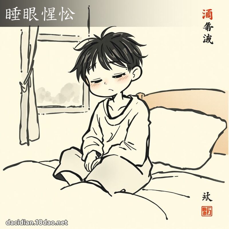睡眼惺忪 配图