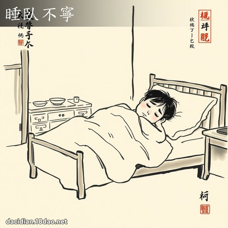 睡臥不寧 配图