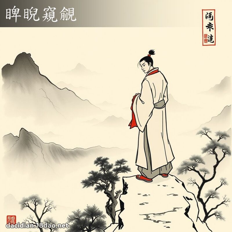 睥睨窥覦 配图