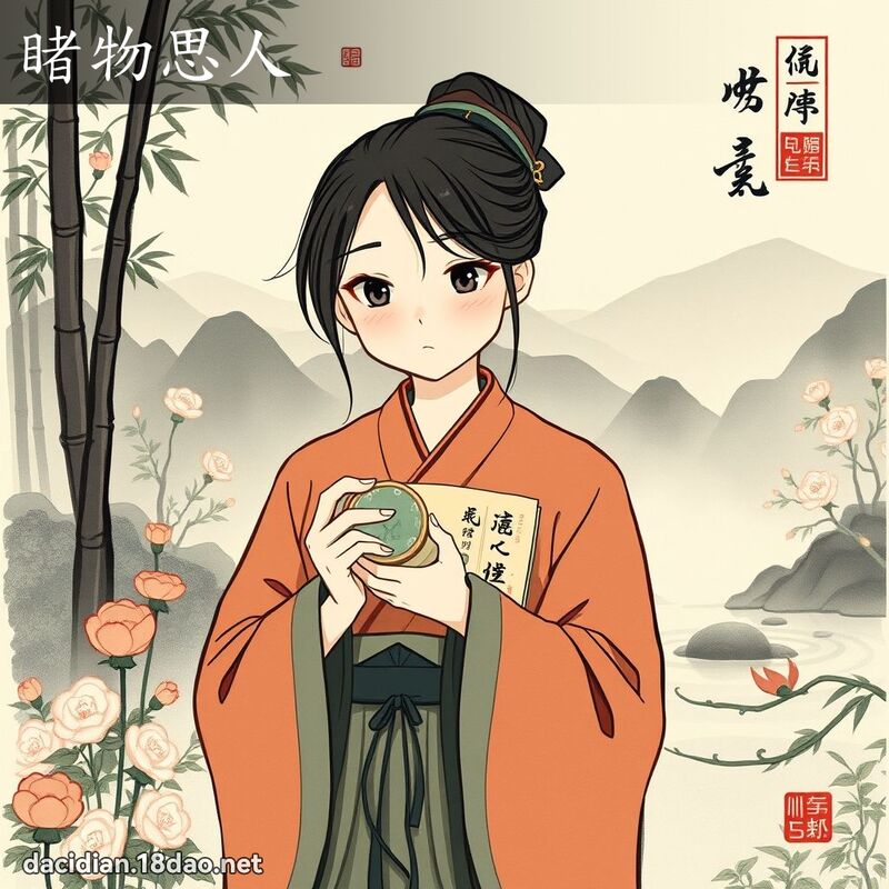 睹物思人 配图
