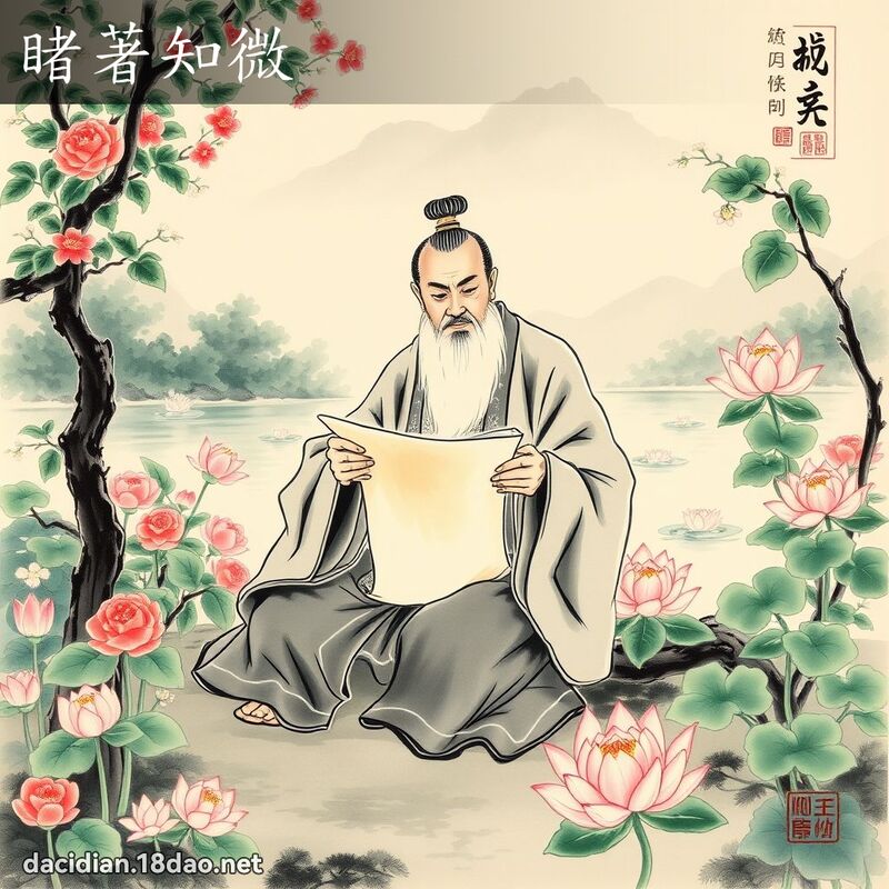 睹著知微 配图