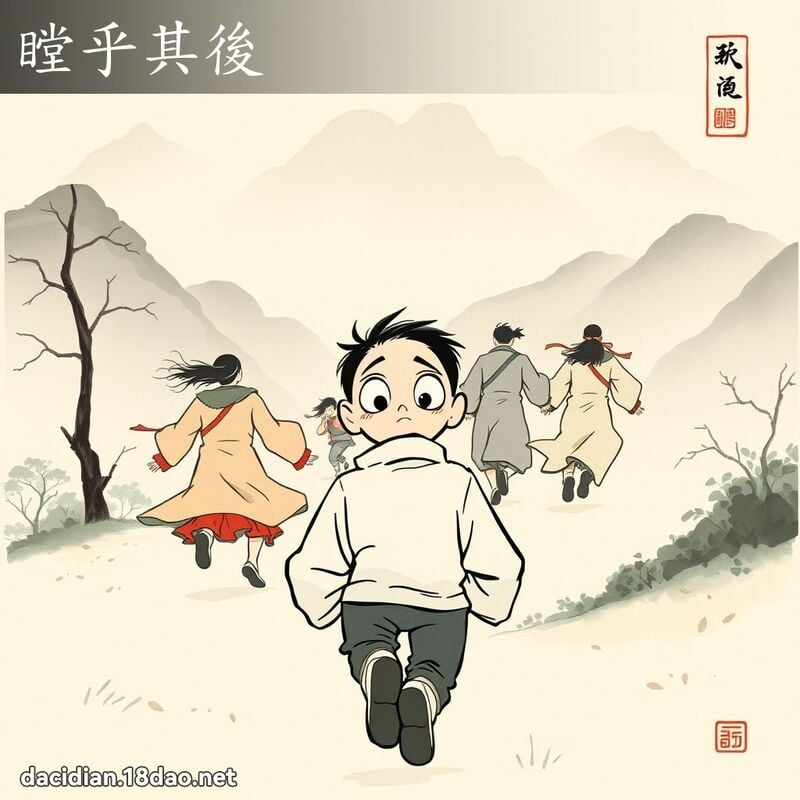 瞠乎其后 配图