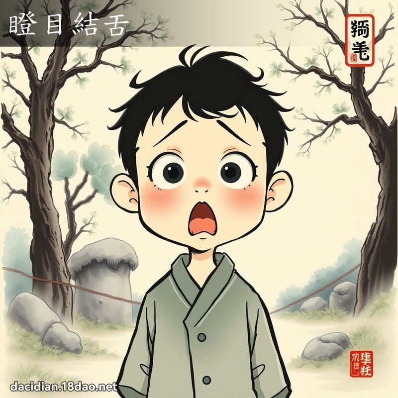 瞪目结舌 配图