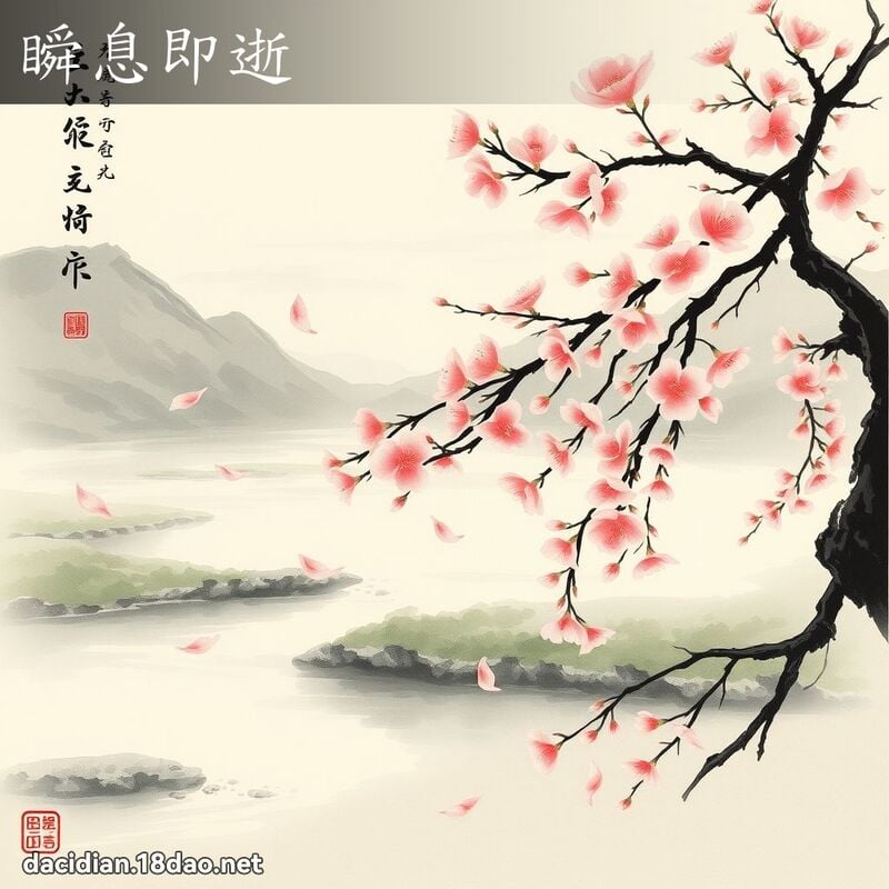 瞬息即逝 配图
