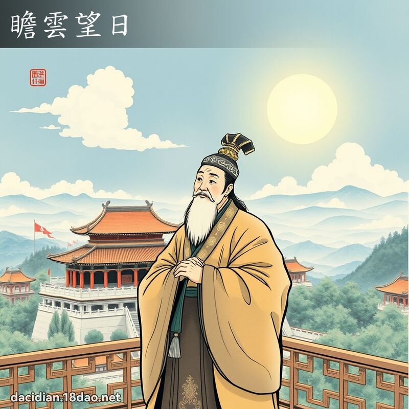 瞻云望日 配图