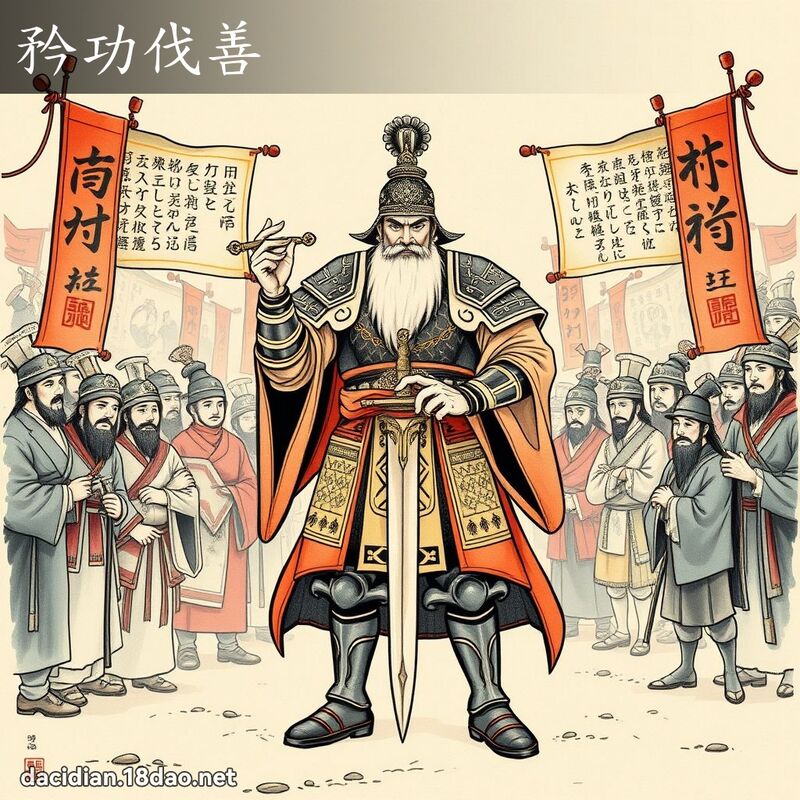 矜功伐善 配图