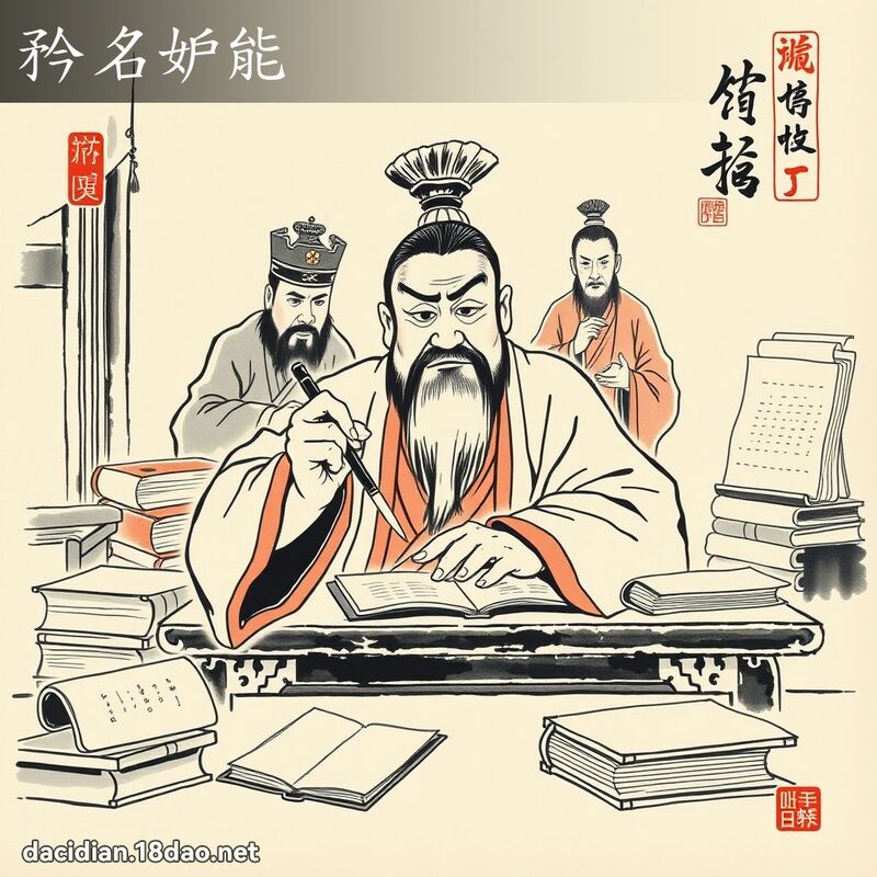矜名妒能 配图
