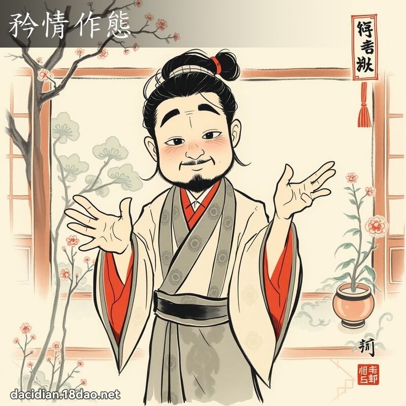 矜情作態 配图