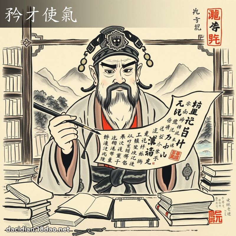 矜才使氣 配图
