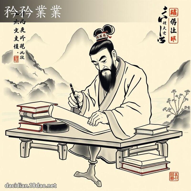 矜矜業業 配图