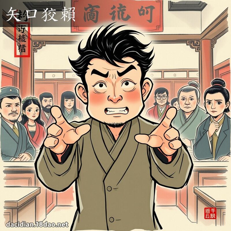 矢口狡賴 配图