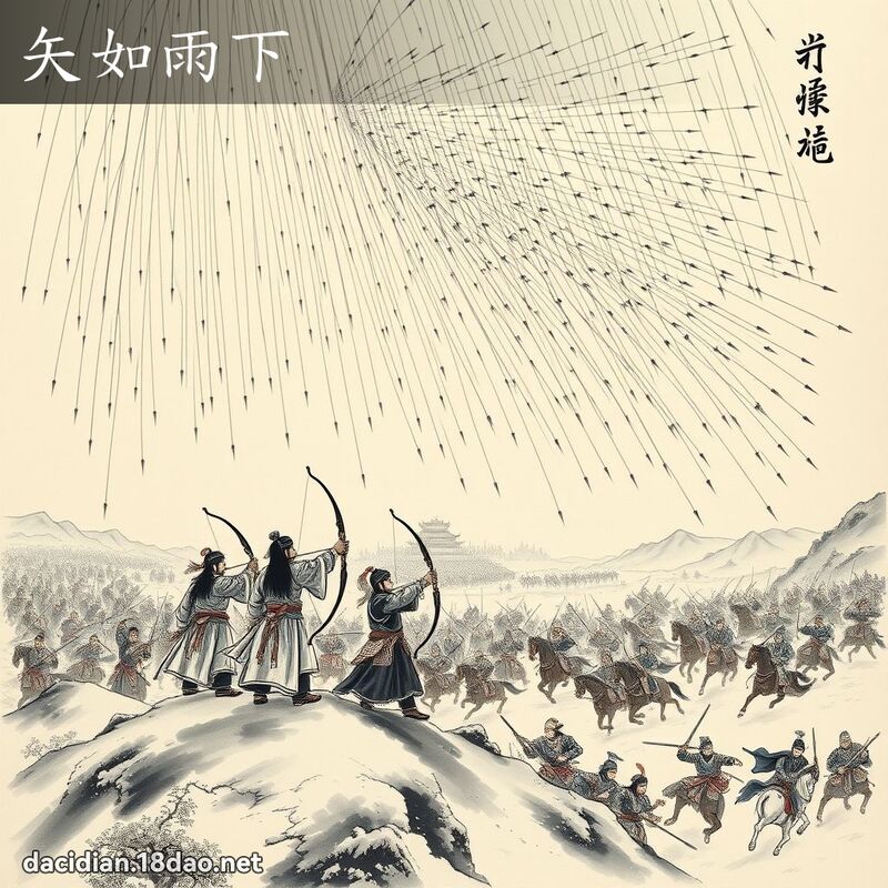 矢如雨下 配图