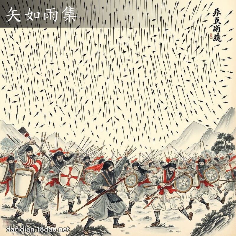 矢如雨集 配图