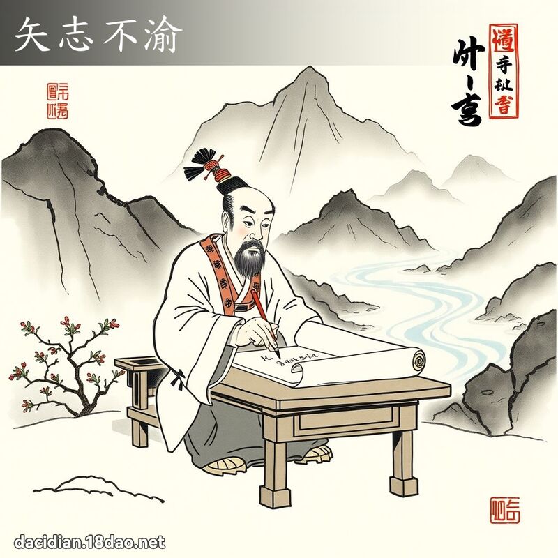 矢志不渝 配图