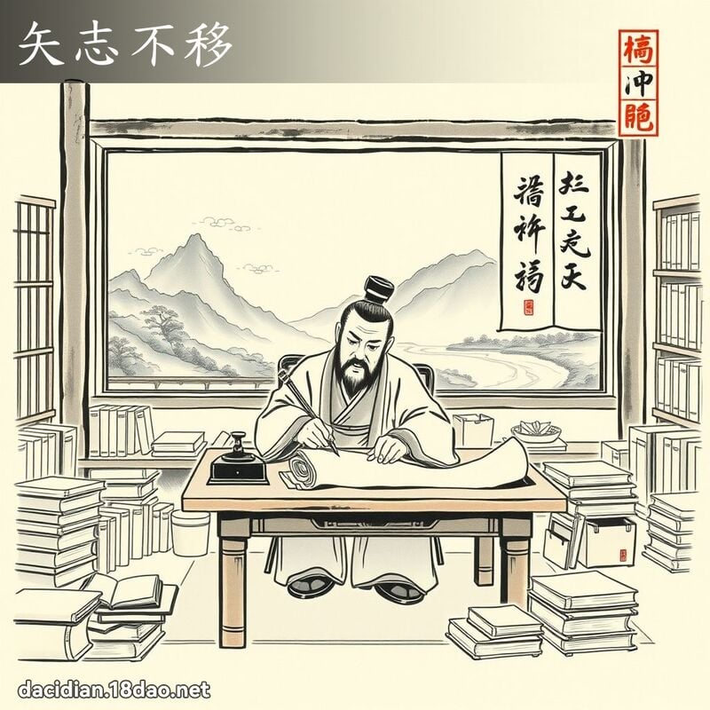 矢志不移 配图