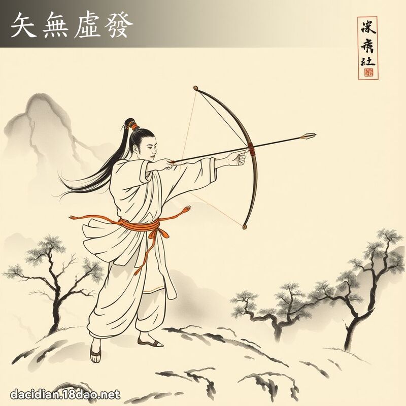 矢無虛發 配图