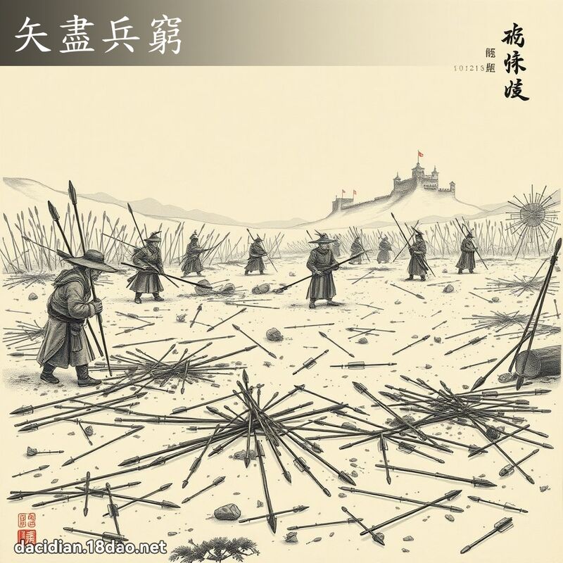 矢盡兵窮 配图