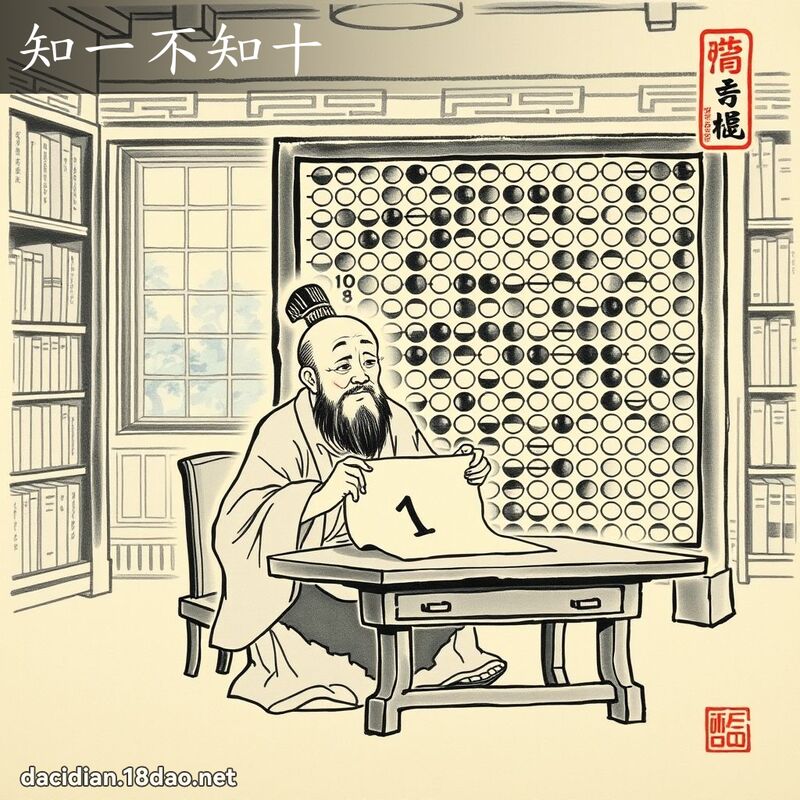 知一不知十 配图