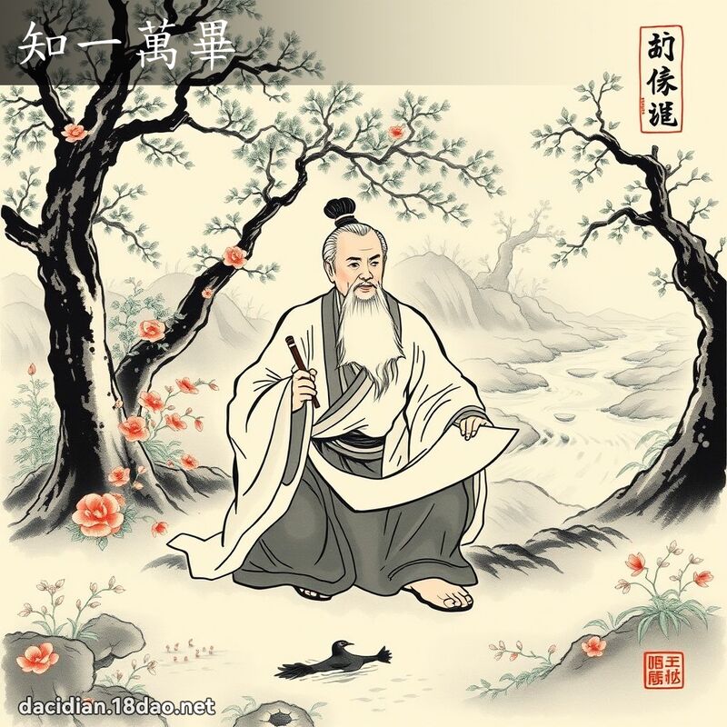 知一萬畢 配图