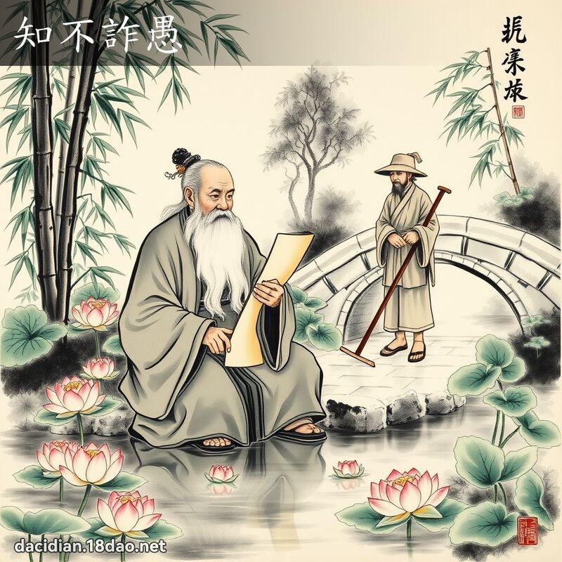 知不詐愚 配图
