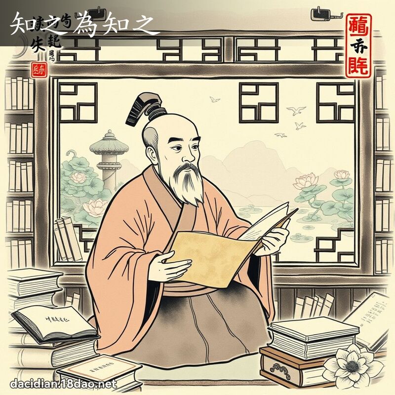知之為知之 配图