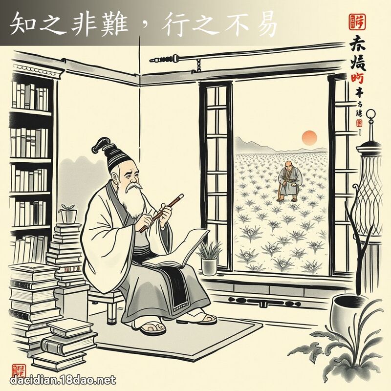 知之非難,行之不易 配图