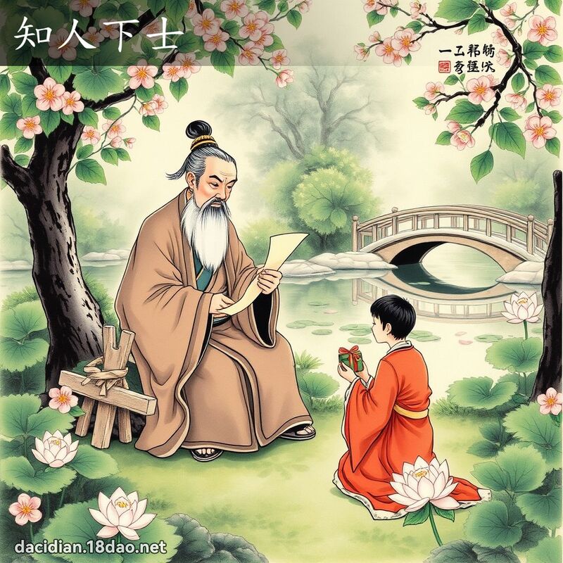 知人下士 配图