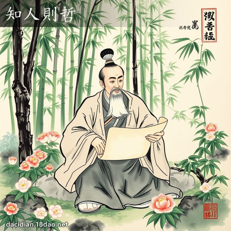 知人則哲 配图