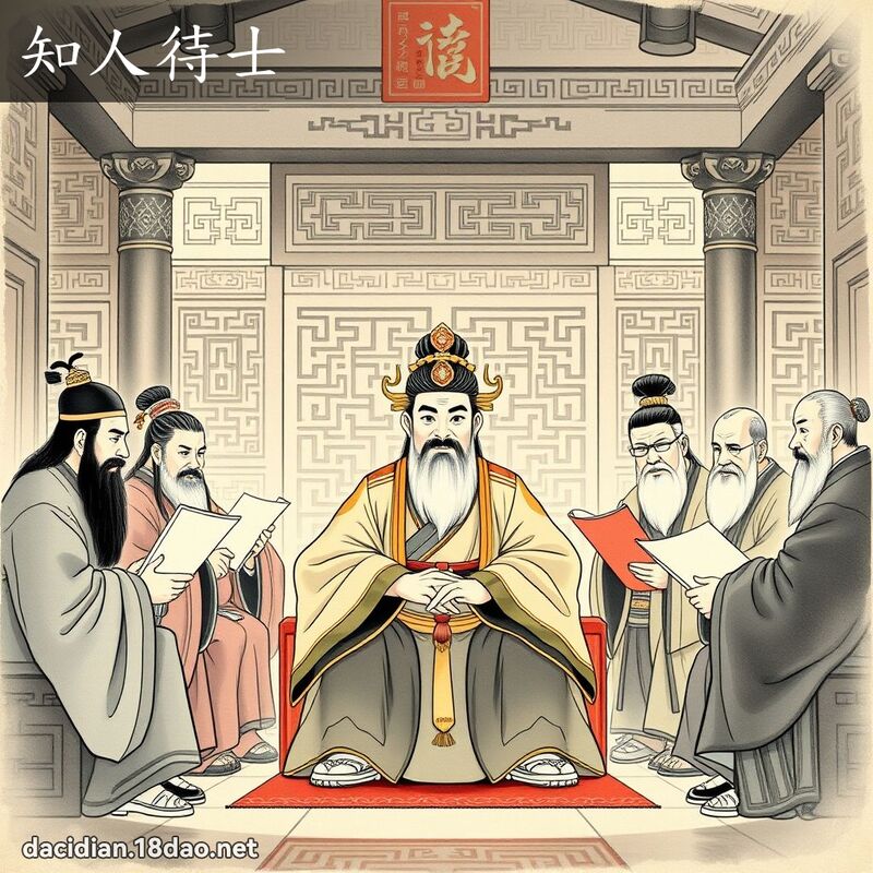 知人待士 配图