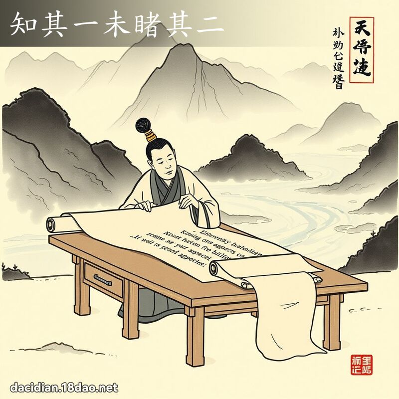 知其一未睹其二 配图