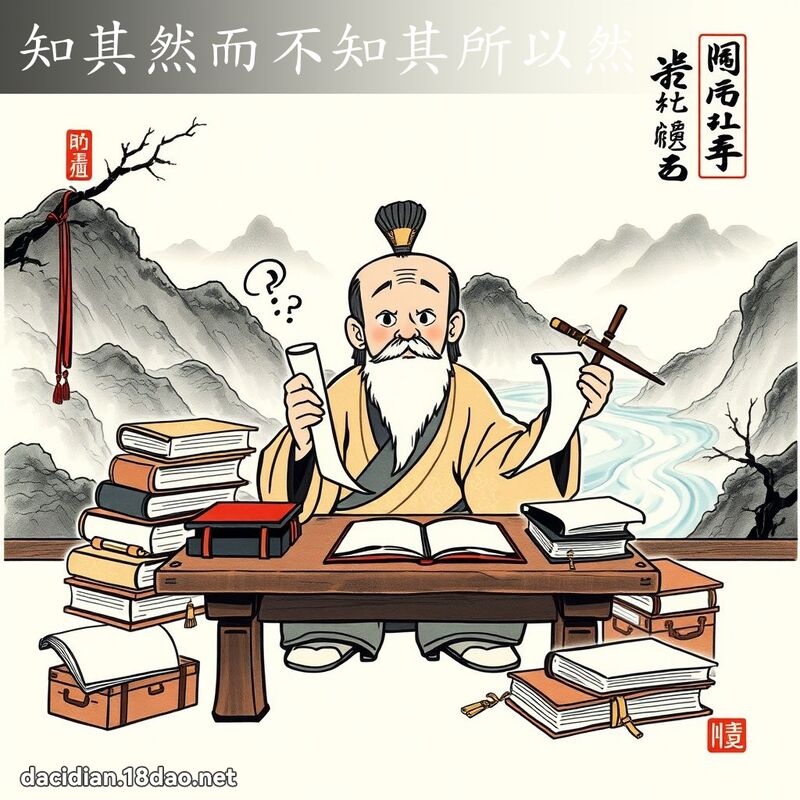 知其然而不知其所以然 配图